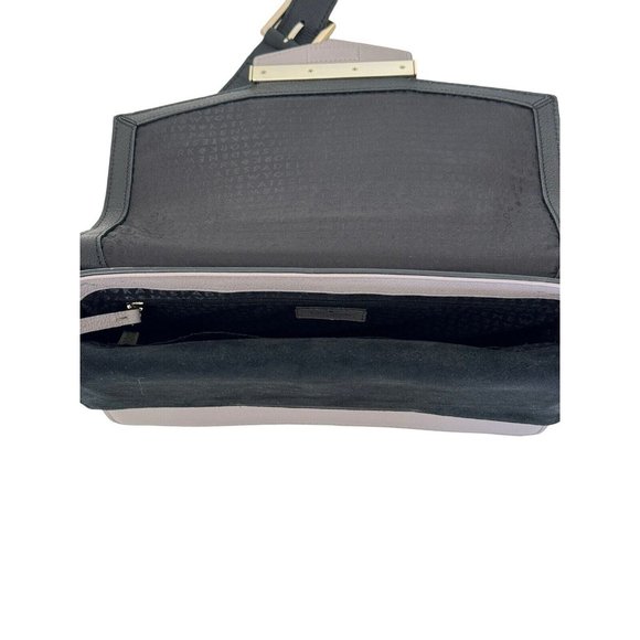 Kate Spade Carmel Court Small Kaela Lavender/Black Leather & Suede Crossbody Bag - Picture 8 of 15